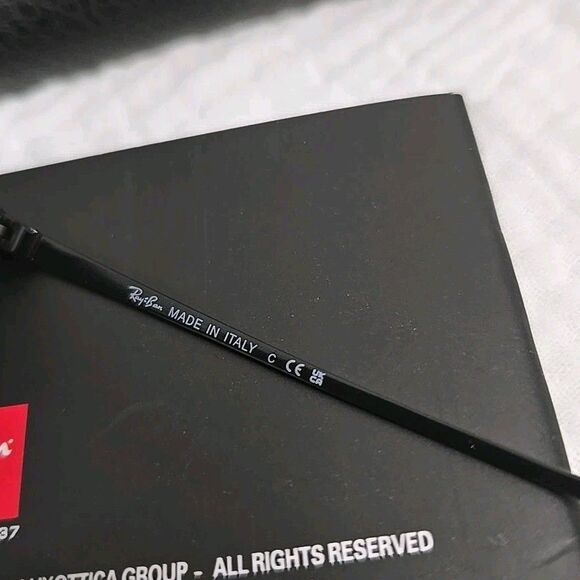 Ray Ban Chris Sunglasses RB 4187 622/8G 54▪︎18 145 Rubber Black Gradient Gray - Picture 6 of 8